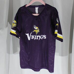 3 youth Franklin NFL Minnesota Vikings Jerseys - 2 sz S, 1 Sz M